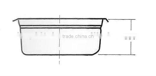 commercial kitchen equipment china stainless steel different size Gastronorm Pans