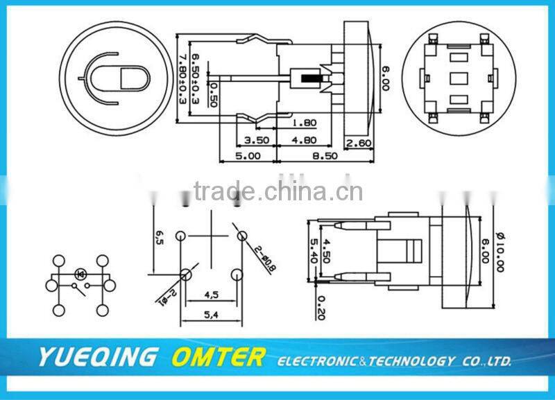 TS0672-0853c-r- momentary tact switches
