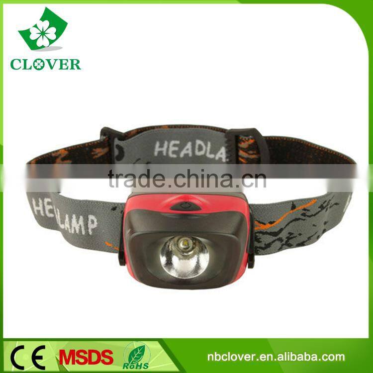 high power headlamp promotinal waterproof 3W 180 lumens led head lamp