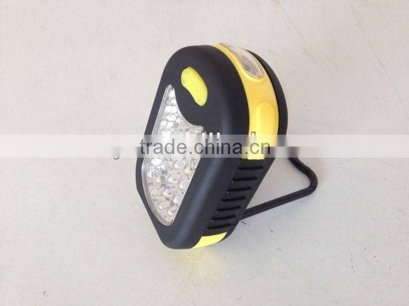 2013 NEW 27 led work light,24+3 led work light with hanger and magnet