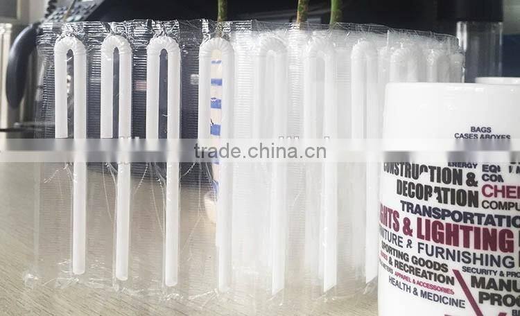 automatic packaging machines of flexible drinking straw