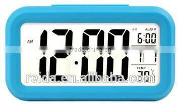 2015 Digital Table Alarm Clock with time&calendar&thermometer&snooze function