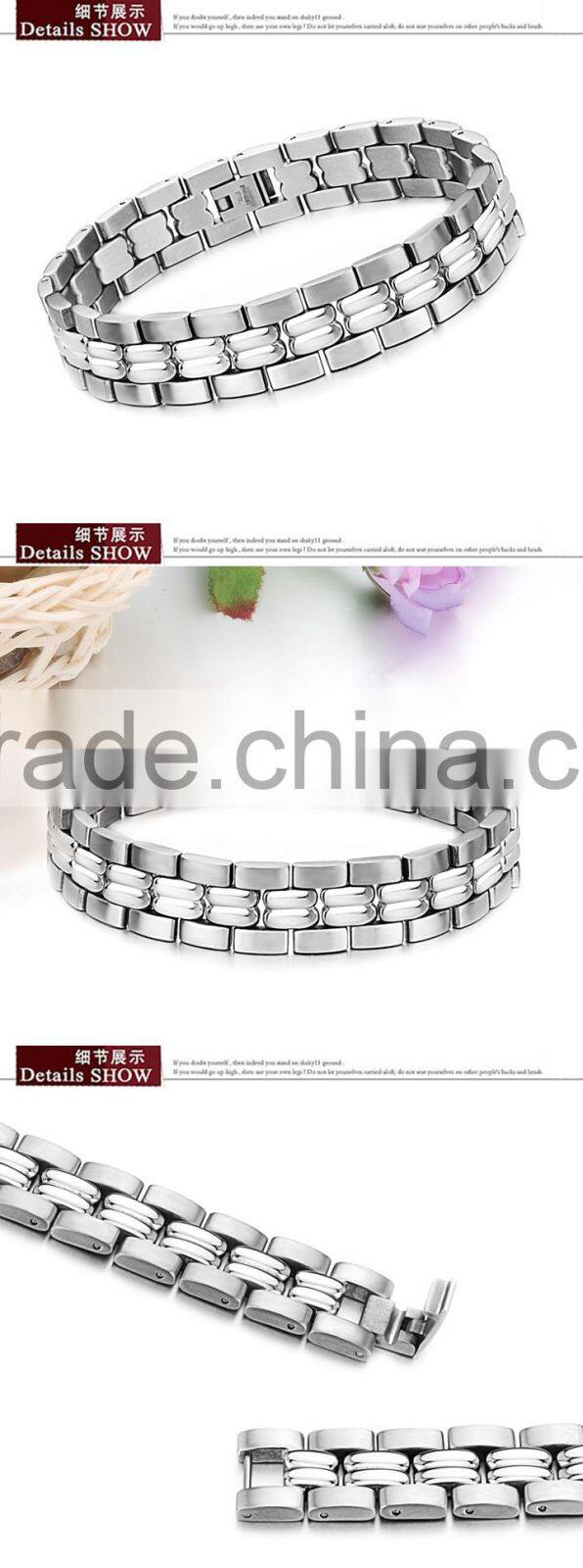 KSTONE 2015 Fashion Stainless Steel Bracelet Magnetic Bracelet for Men