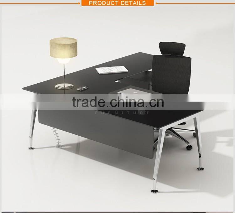 popular modern office furniture glass office desk