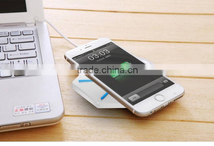 OEM 2016 high quality wireless charger with qi standarduniversal wireless induction charger