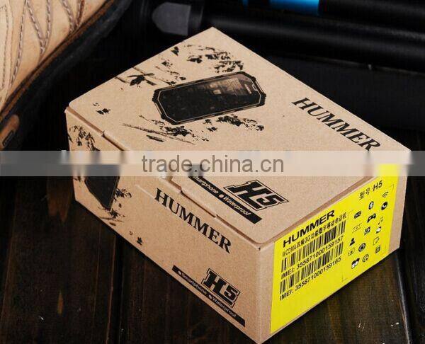 Rugged Phone IP68 Hummer H5 4.0" Capacitive Screen 512M/4G Mobile Phone Hummer H5 3G