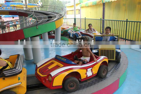 Amusement Rides Roller Coaster Kids Games Toy Cars Electric Train Ride Mini Shuttle