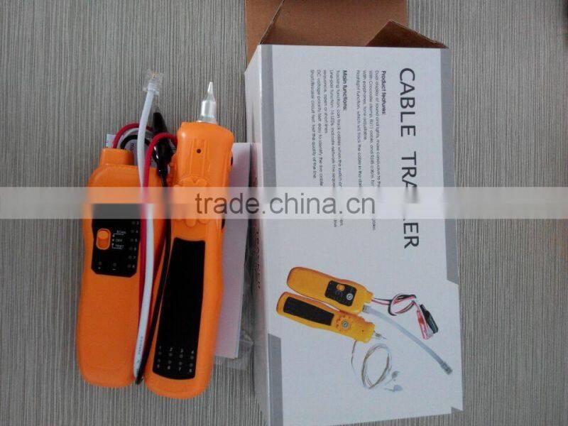 ST206 NETWORK CABLE TRACKER with RJ45/RJ11 test line/ cable tracker