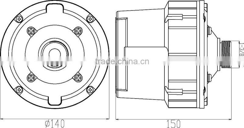TSU-50T 50W 30W 15W pa system speaker for driver unit diaphragm