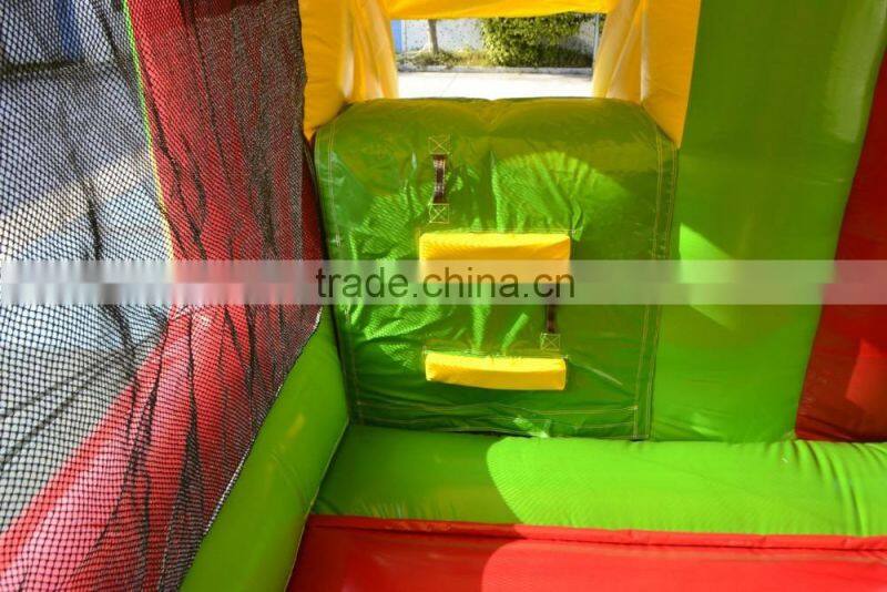 2016 Hot sale small colorful combo bouncy inflatable combo for kids