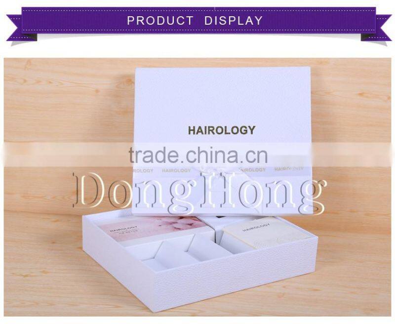 Good quality customized logo perfume box paper with sliver logo