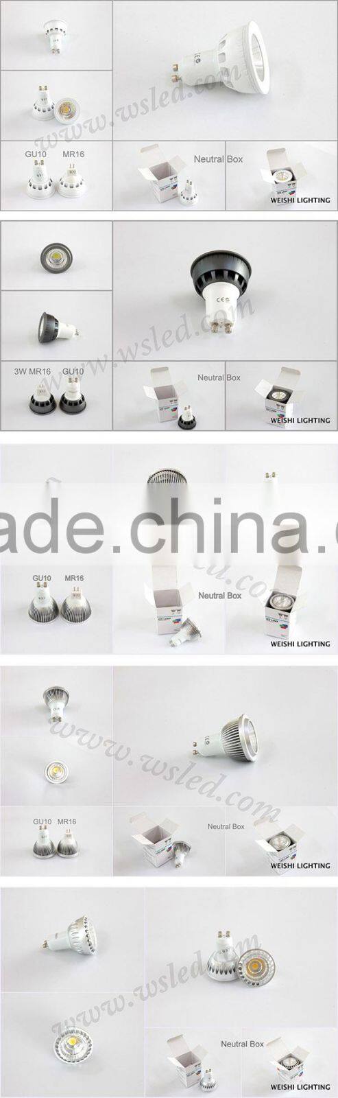 3w led lighting, dimmable led spot light