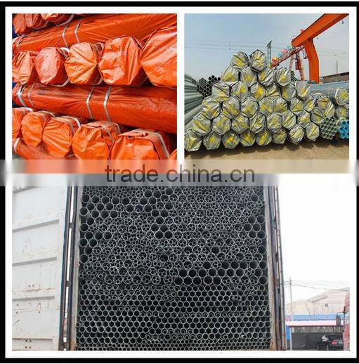 Hot dipped galvanised scaffolding EN39 steel pipe