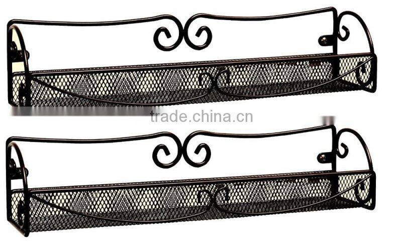 Bronze Nail Polish Wall Rack Organizer/Shelf Holds 50 Bottles