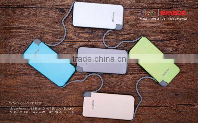 Shenzhen Factory price usb portable power bank, 2000mAh-3000mah power banks with customized capacity and full color logo charger