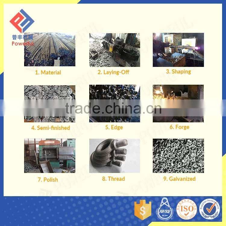 ZINC PLATED S279 SHOULDER TYPE MACHINERY EYE BOLT