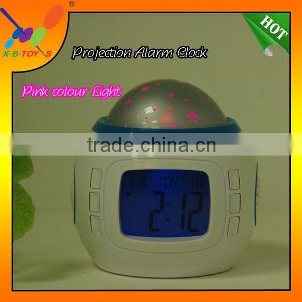 Music and starry sky Calendar. 2014Star Sky Music Projection Night light with Alarm Clock.