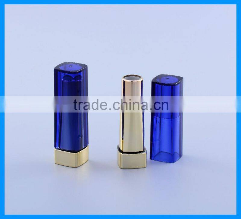 Wholesale plastic jewelry bule fancy empty lipstick tube