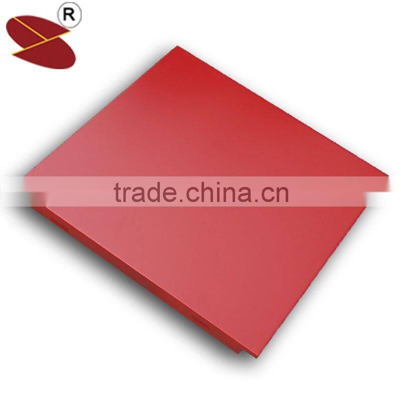 Red color china product aluminum sheet for ceiling
