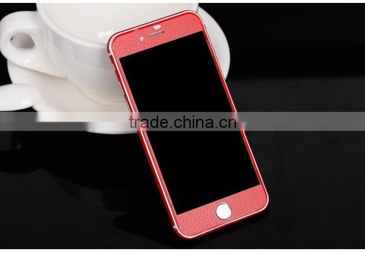 NEW Products for iPhone 7 plus leather sticker, vinyl sticker decal for iphone 7plus