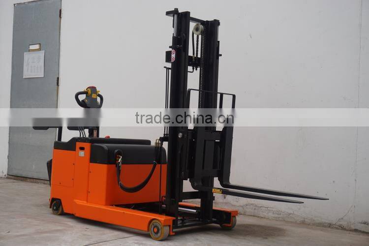 new 2.0ton electric narrow aisle reach stacker