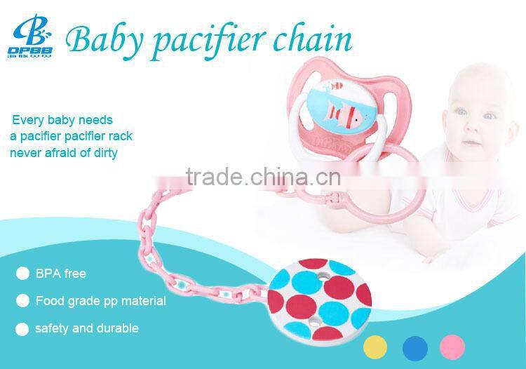 Lower price simple type food grade silicone pacifier holder