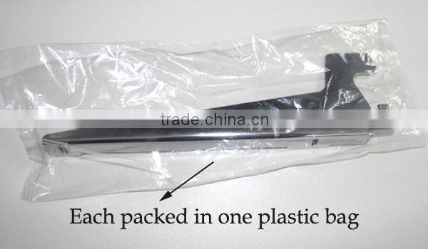 metal shelf bracket for slatwall,glass or wood support