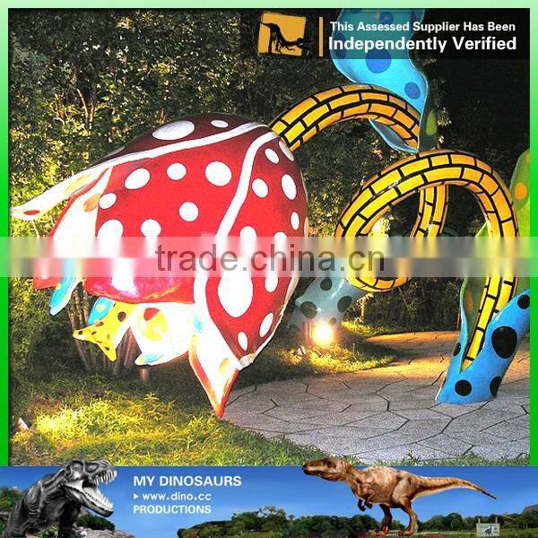 MY Dino-C096 Animatronic talking flower attraction for indoor or outdoor parks