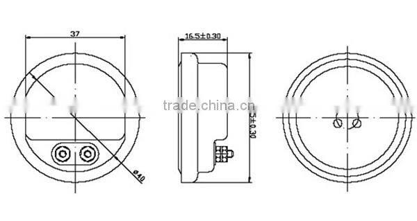Global hot sales yellow color 96dB ce receiver