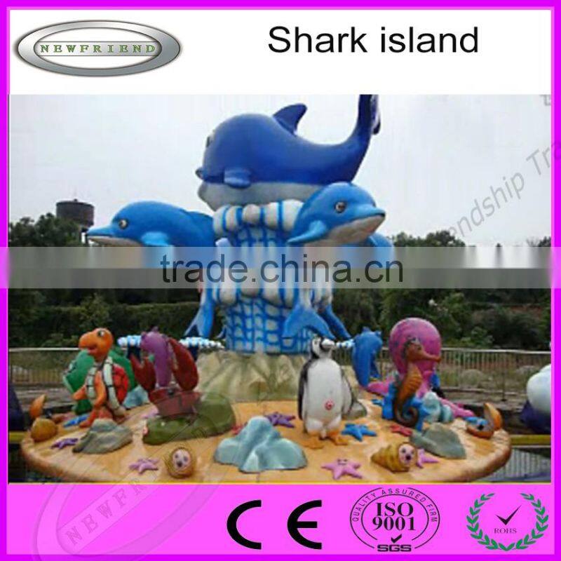 Popular water games Amusement equipment outdoor water game ride shark island