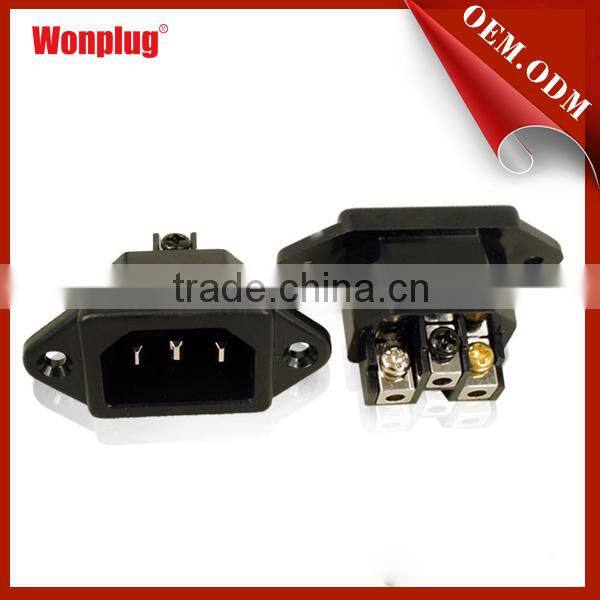 Male to female iec c14 plug