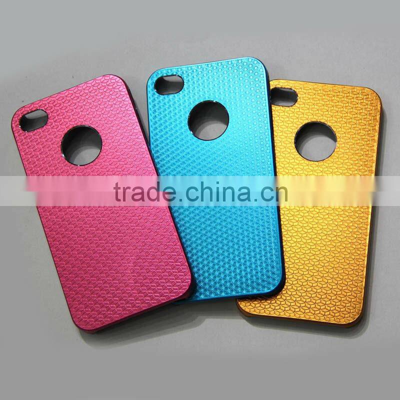 Aluminum Hard Skin Case Cover For iPhone 4/ metal case