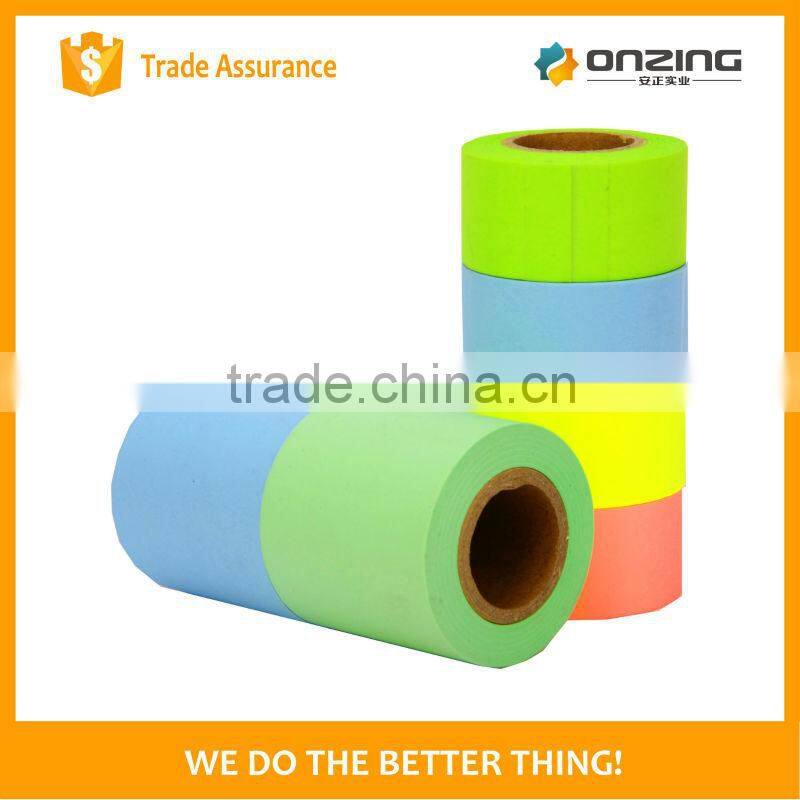 Onzing high quality roller sticky notes with dispenser