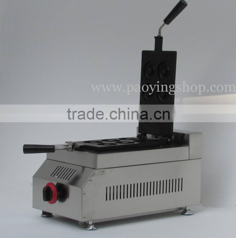 6-slice 7.5cm Commercial Use Non-stick LPG Gas Donut Maker