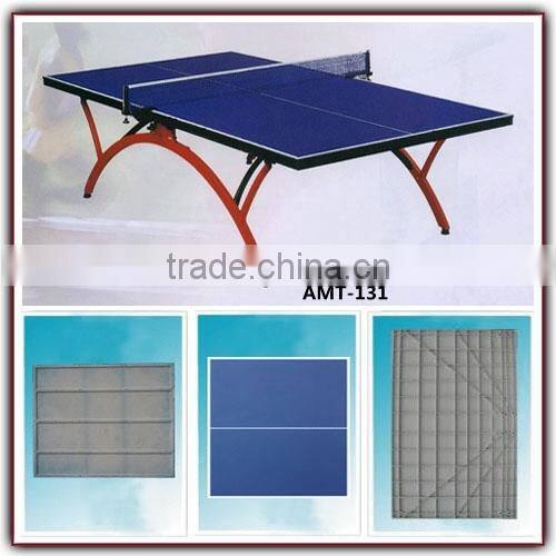 Blue color red frame table tennis table with Portable Post clip