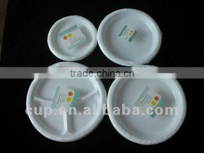 9''(23cm) colored europe style plastic dinner plates P092323