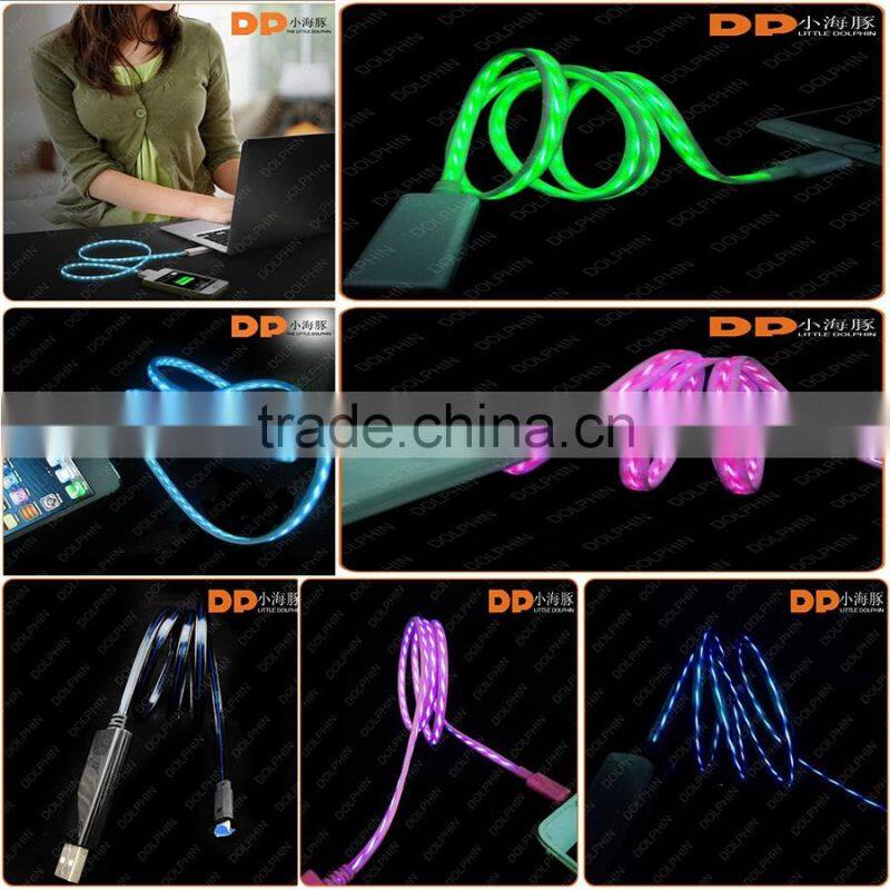 new product 2016 usb charging cable data flowing usb flat cable from dongguan