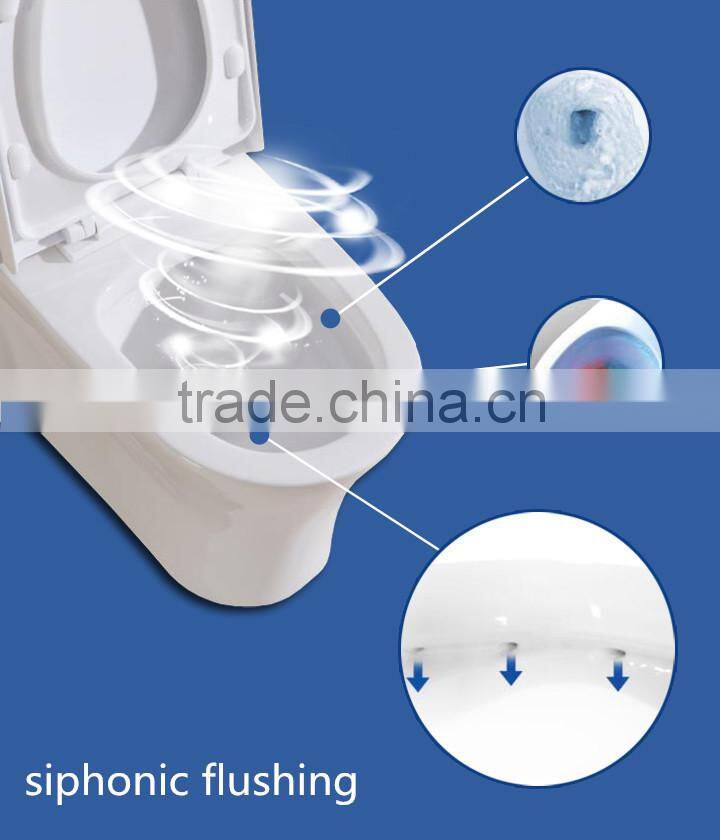 COCO 8001B bathroom ceramic siphonic two piece South American toilet