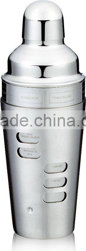 stainless steel cocktail shaker with color painting