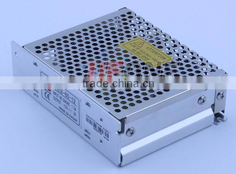Hot sale 60w 18v 3.3a switching power supply CE factory price NES-60-18