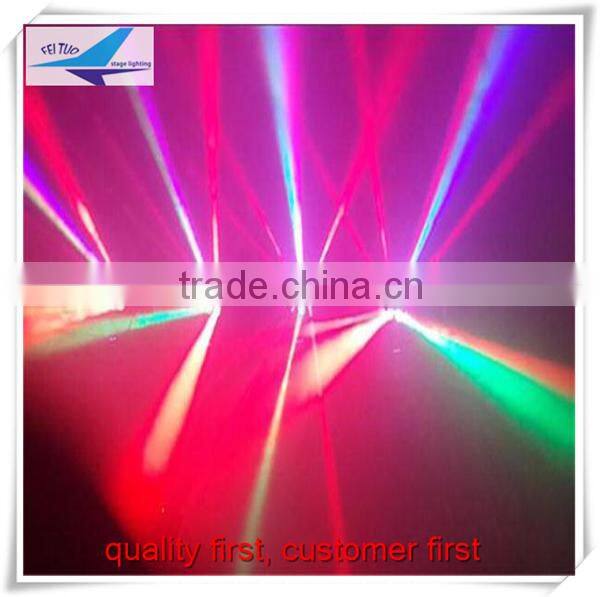 Dj pub KTV rgbw 8x10w XY motorized led spider beam moving head light