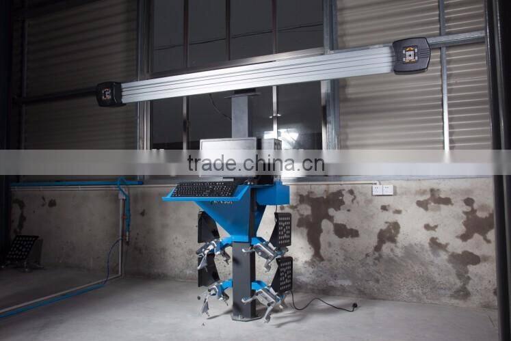 3d wheel alignment machine with multi languages and car data