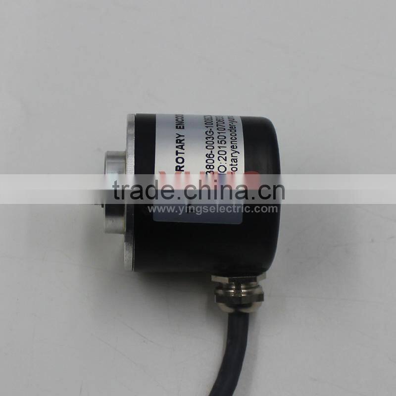 YUMO ISC3806 100PPR 5VDC CNC system Solid shaft encoder optical price incremental rotary encoder