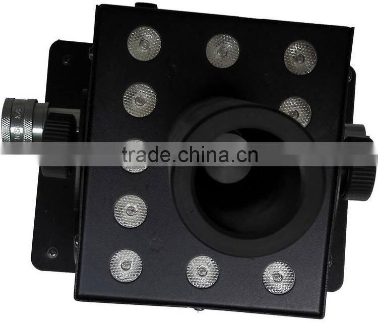 CE LVD EMC FCC Stage Special Effect DMX512 Cryo FX Blast CO2 Cannon Column 3in1 RGB 12*3w LED Mini Smoke Machine