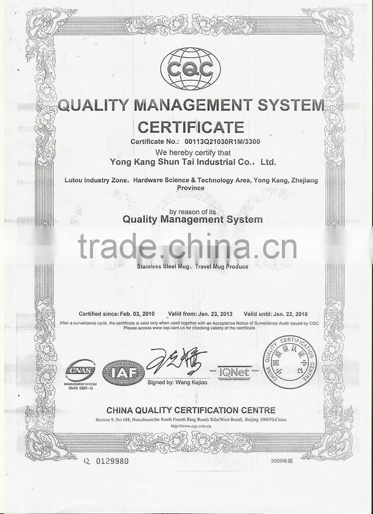 vacuum stainless steel tumbler