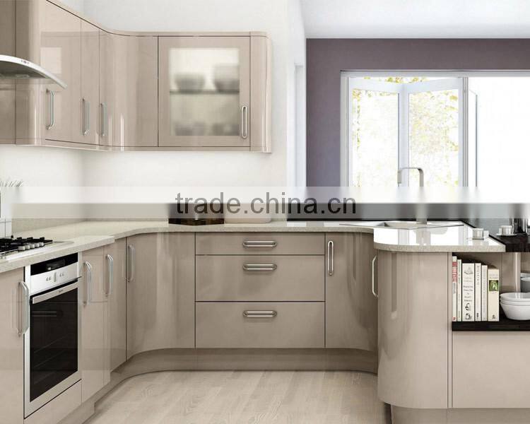high gloss lacquer kitchen cabinet door for home project