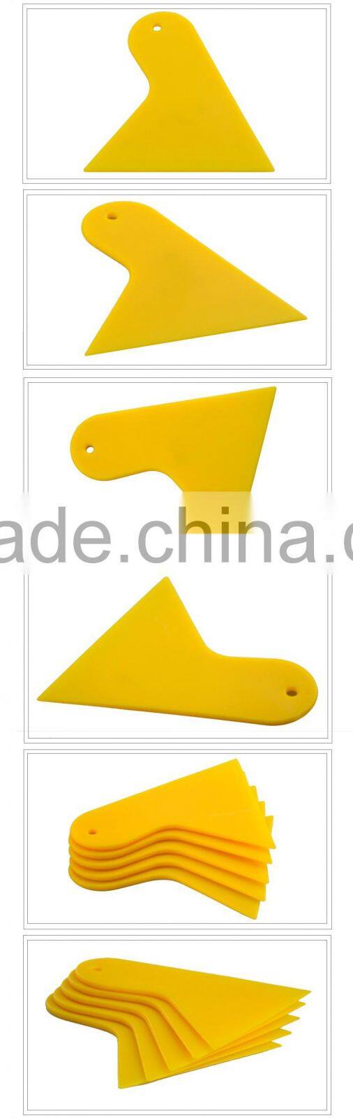 small yellow wrapping tool squeegee for car wrapping