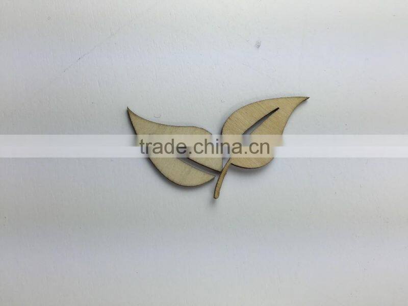 table decoration Gold leaf christmas wood yard decorations