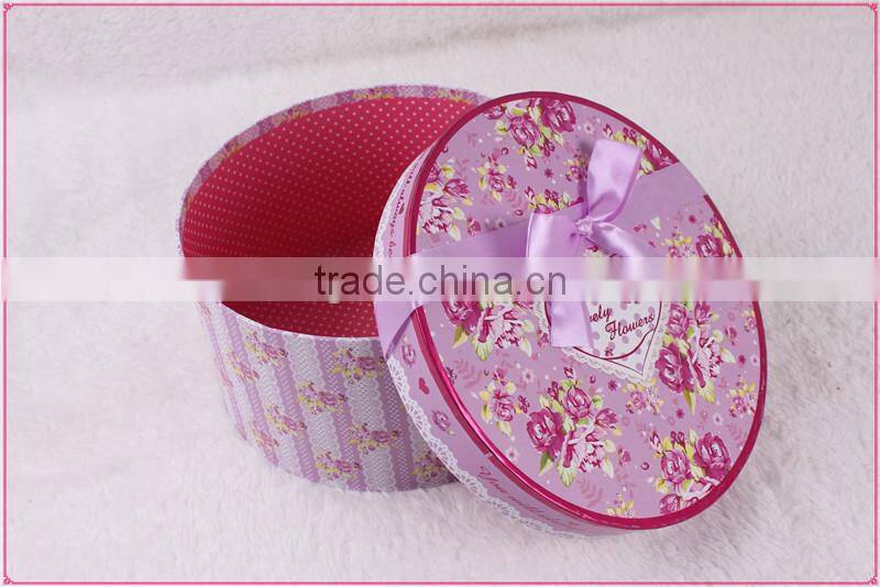 Mysterious Jewelry Packing Gift Paper Round Box