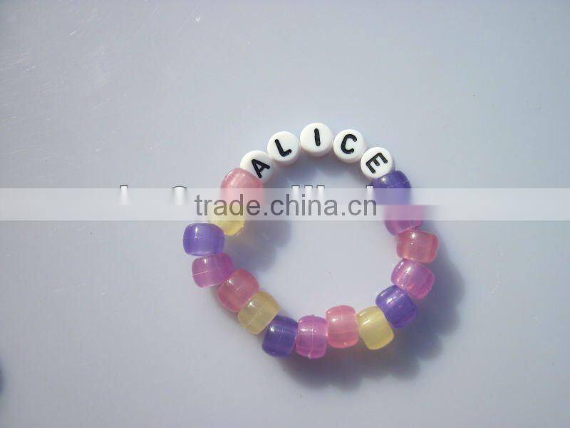 children funny uv bead solar bead bracelet colour change in sunshine test UV checker